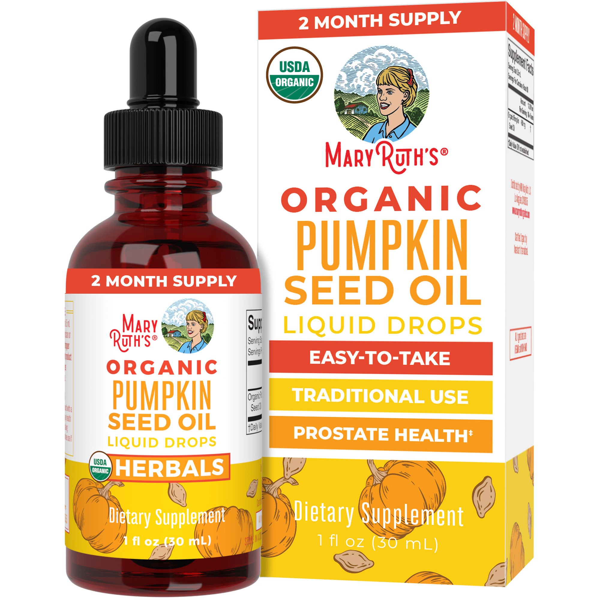 Organic Pumpkin Seed Oil Liquid Drops