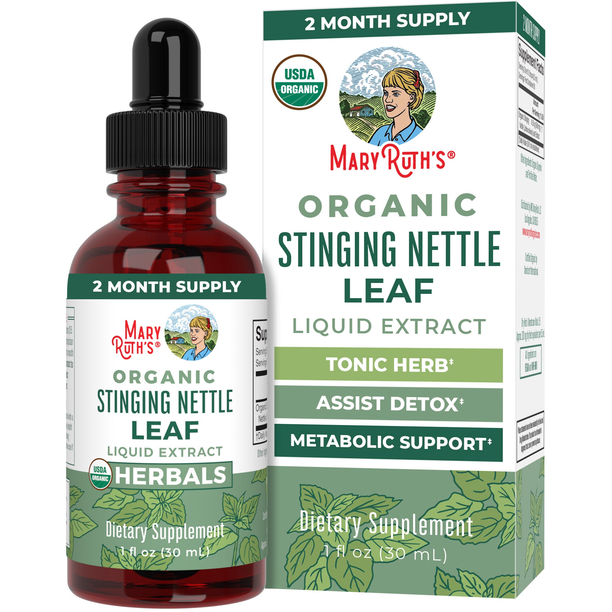 Organic Stinging Nettle Leaf Liquid Drops