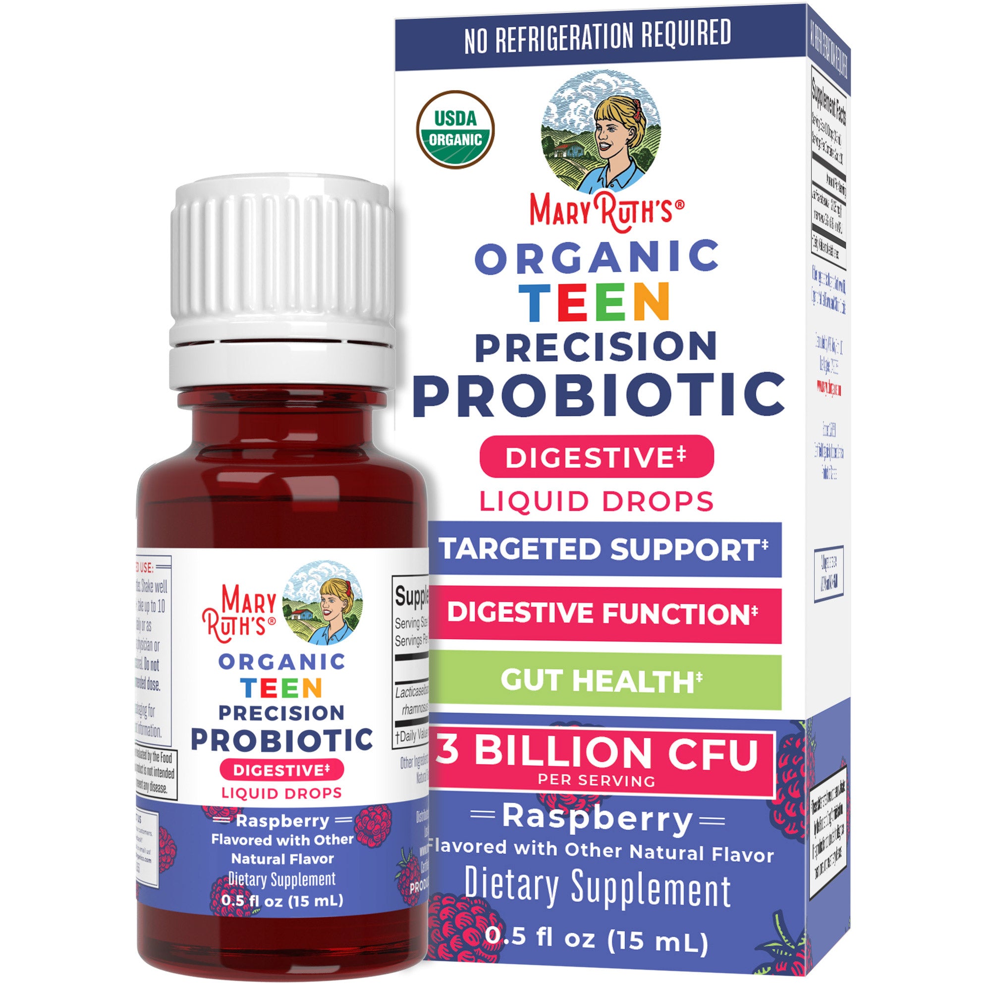 Organic Teen Precision Probiotic Digestive Liquid Drops