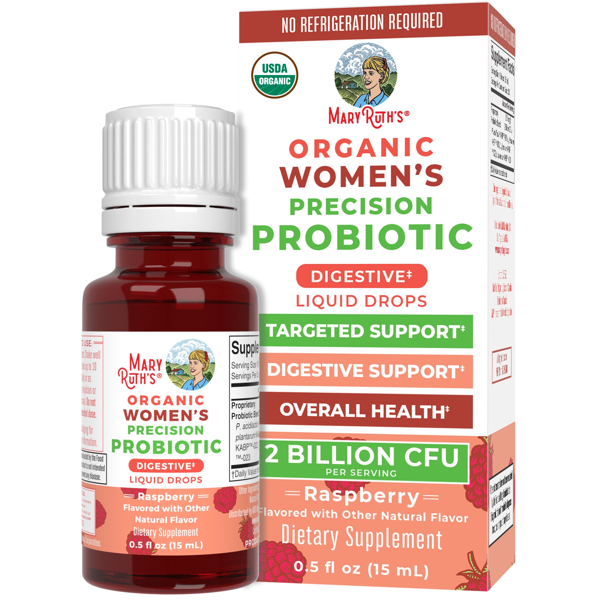 Organic Women's Precision Probiotic Digestive Liquid Drops