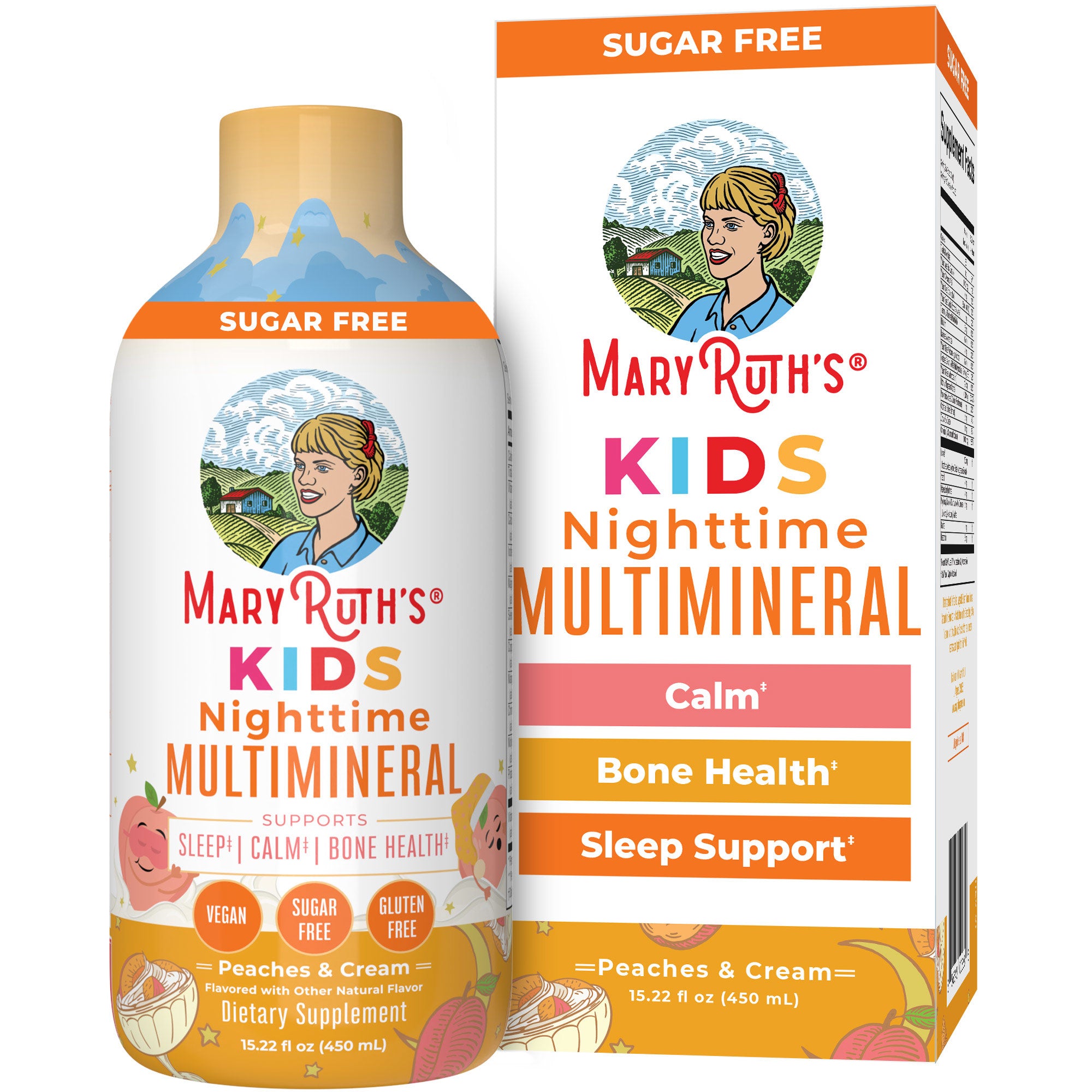 Kids Liquid Nighttime Multimineral (Peaches & Cream)