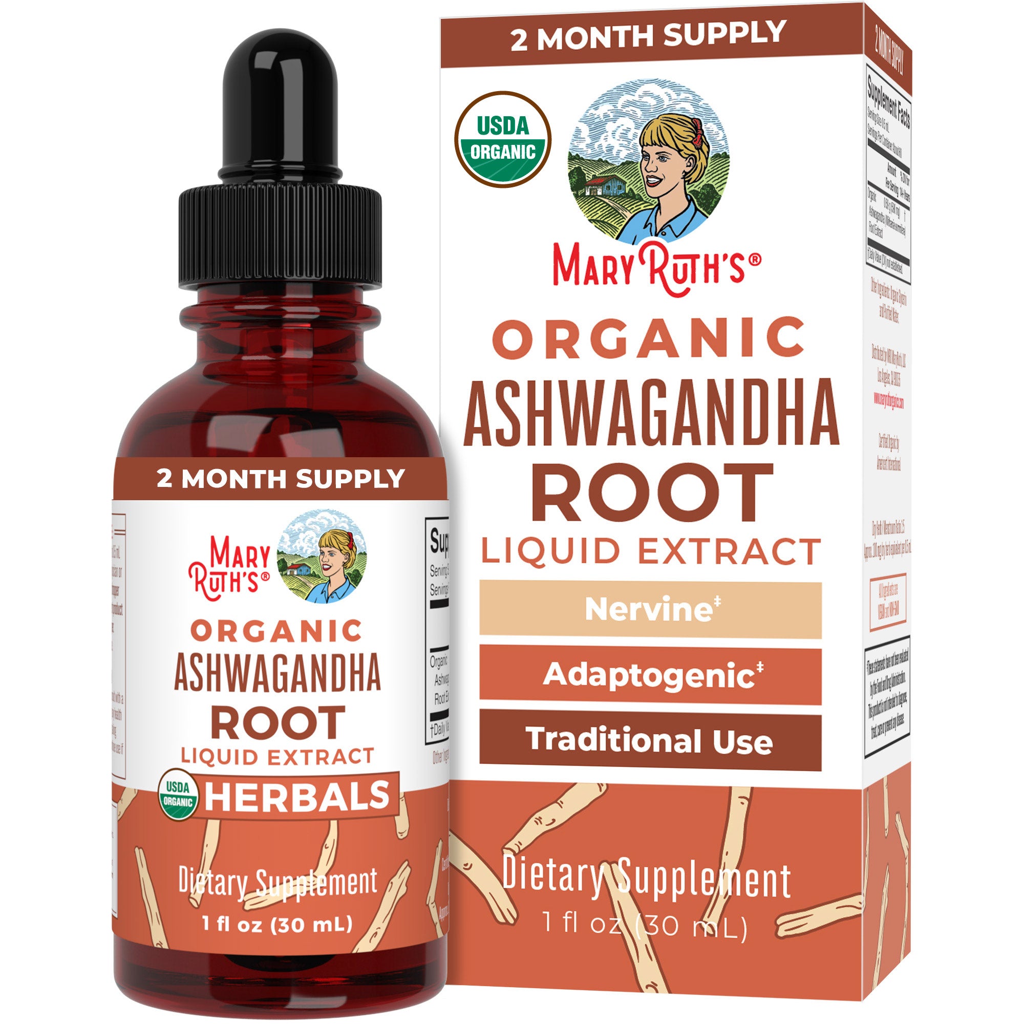 Organic Ashwagandha Root Liquid Drops