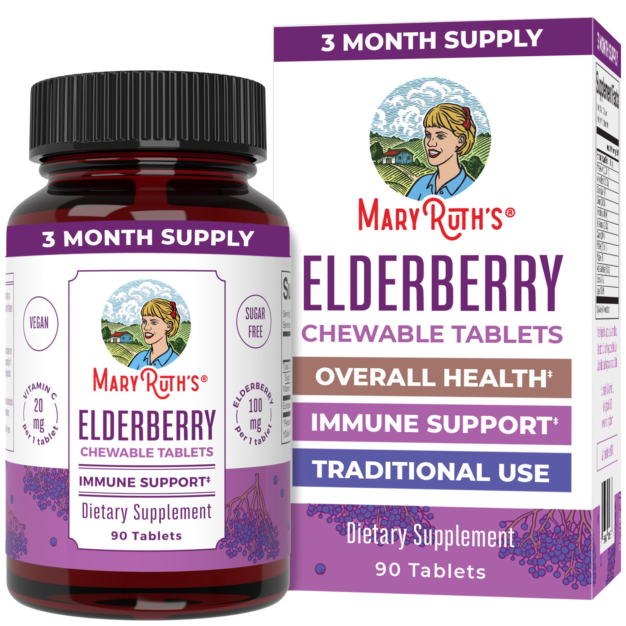 Elderberry Chewable Tablets