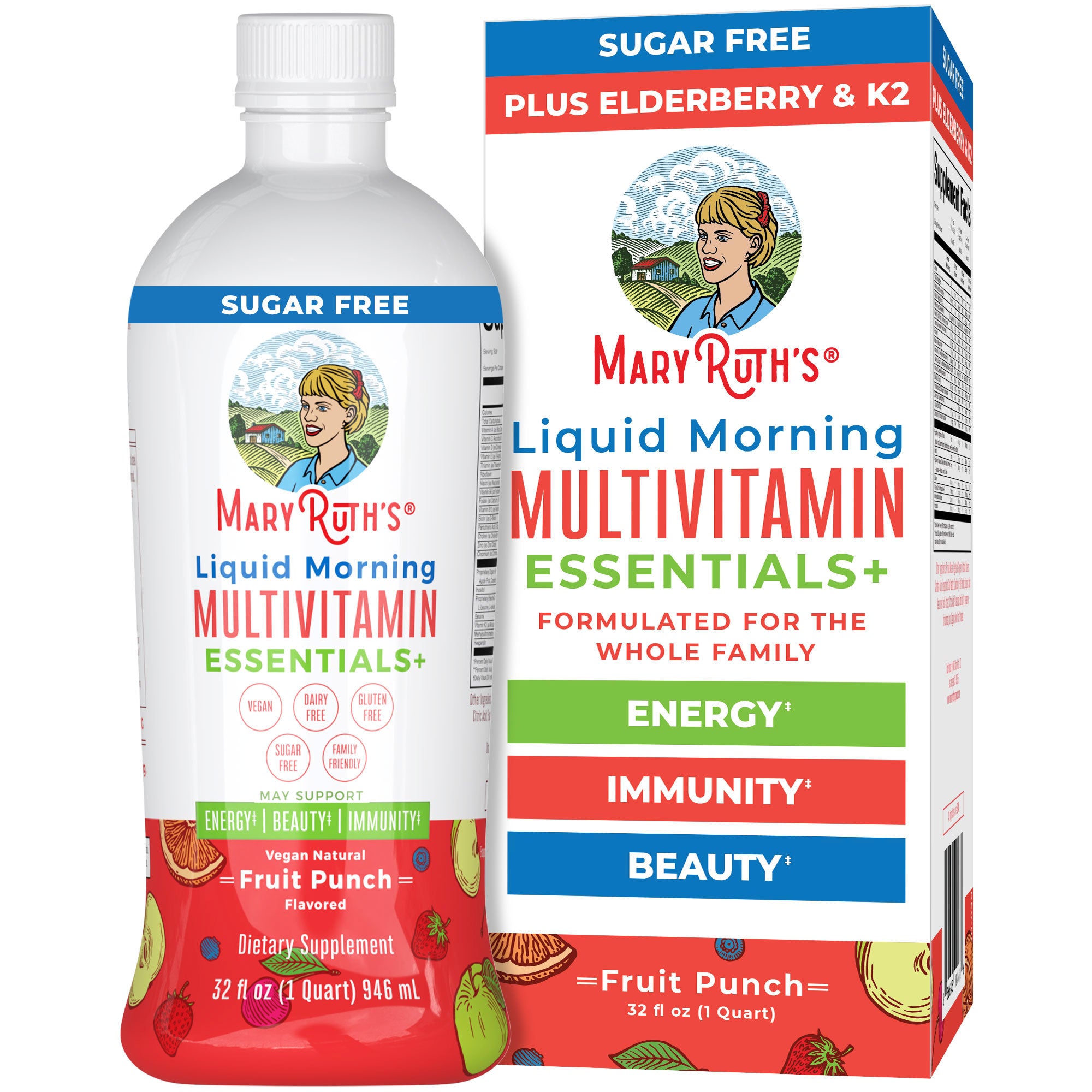 Liquid Morning Multivitamin Essentials+ (Fruit Punch)