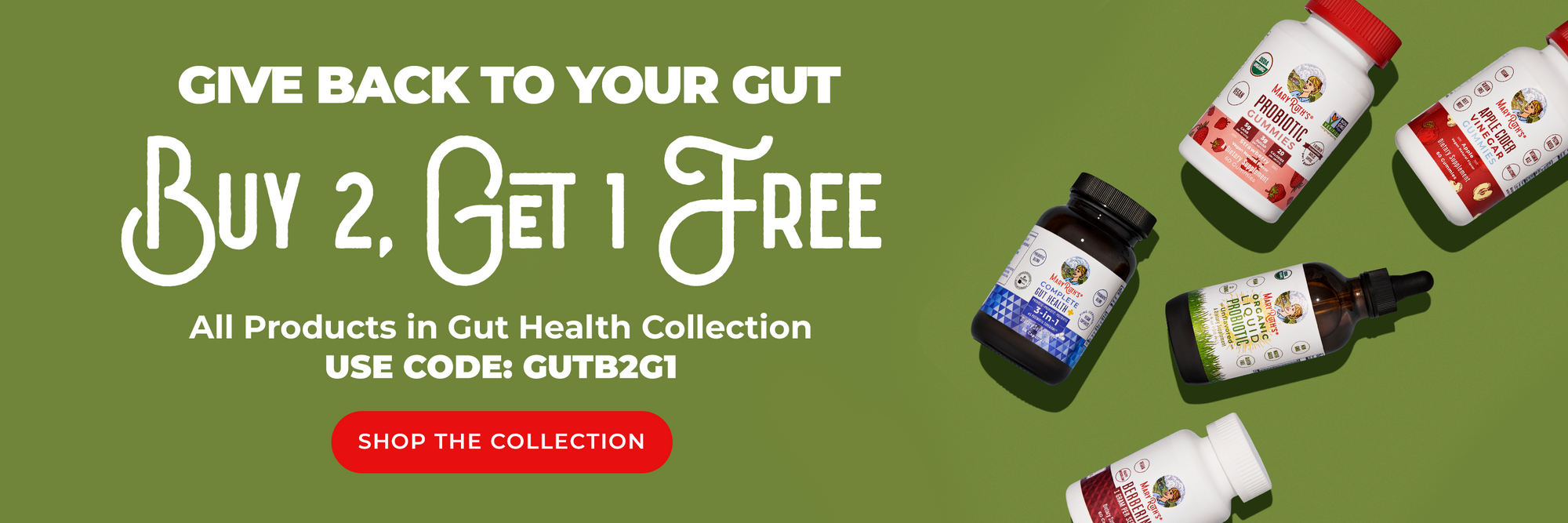 Buy 2 Get 1 Free on all products in Gut Health + Weight Collection - Use Code: GUTB2G1