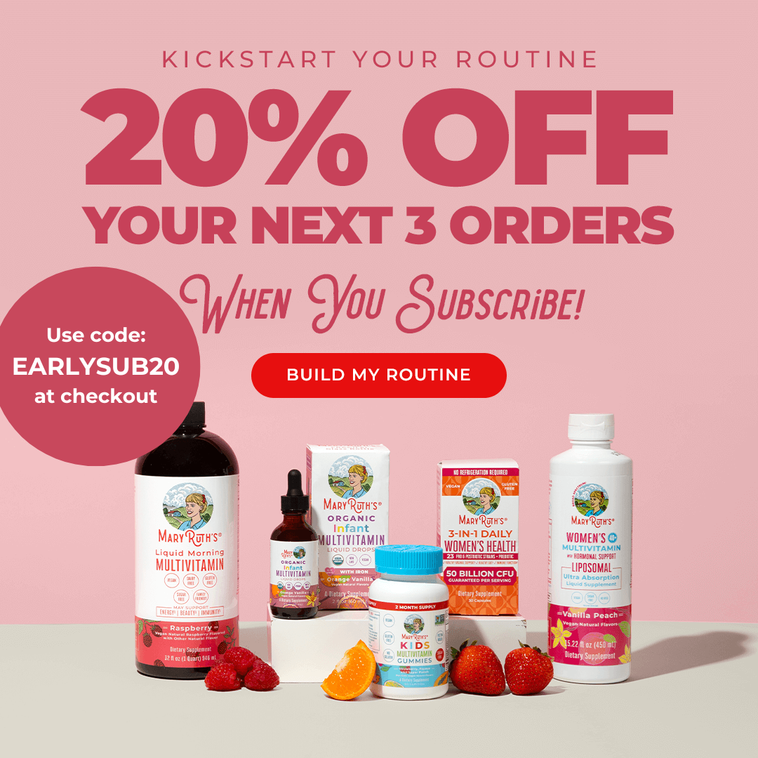 Subscribe & Save 20% Your Next 3 Orders!